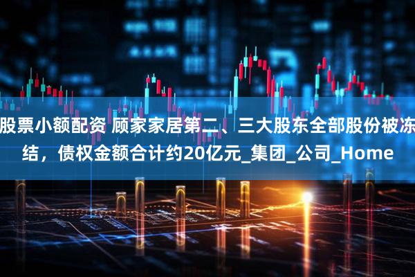 股票小额配资 顾家家居第二、三大股东全部股份被冻结，债权金额合计约20亿元_集团_公司_Home